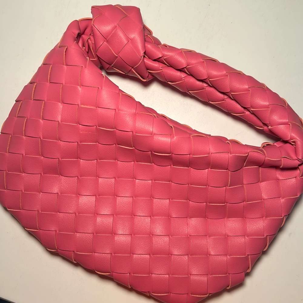 Pink Woven Mini Bag - Picture 3 of 8